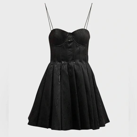 alice olivia black dress Alice + Olivia Tayla Mini Dress, Size 6 main image 1